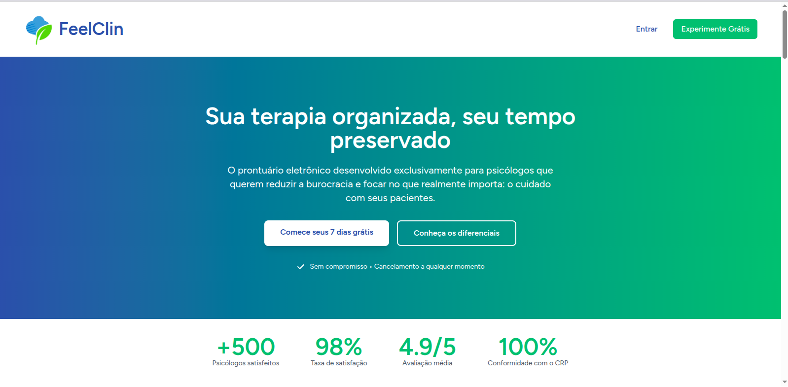 FeelClin - Gestão Psicológica